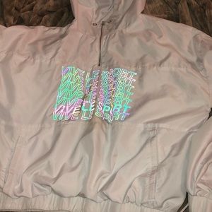 Quarter zip windbreaker